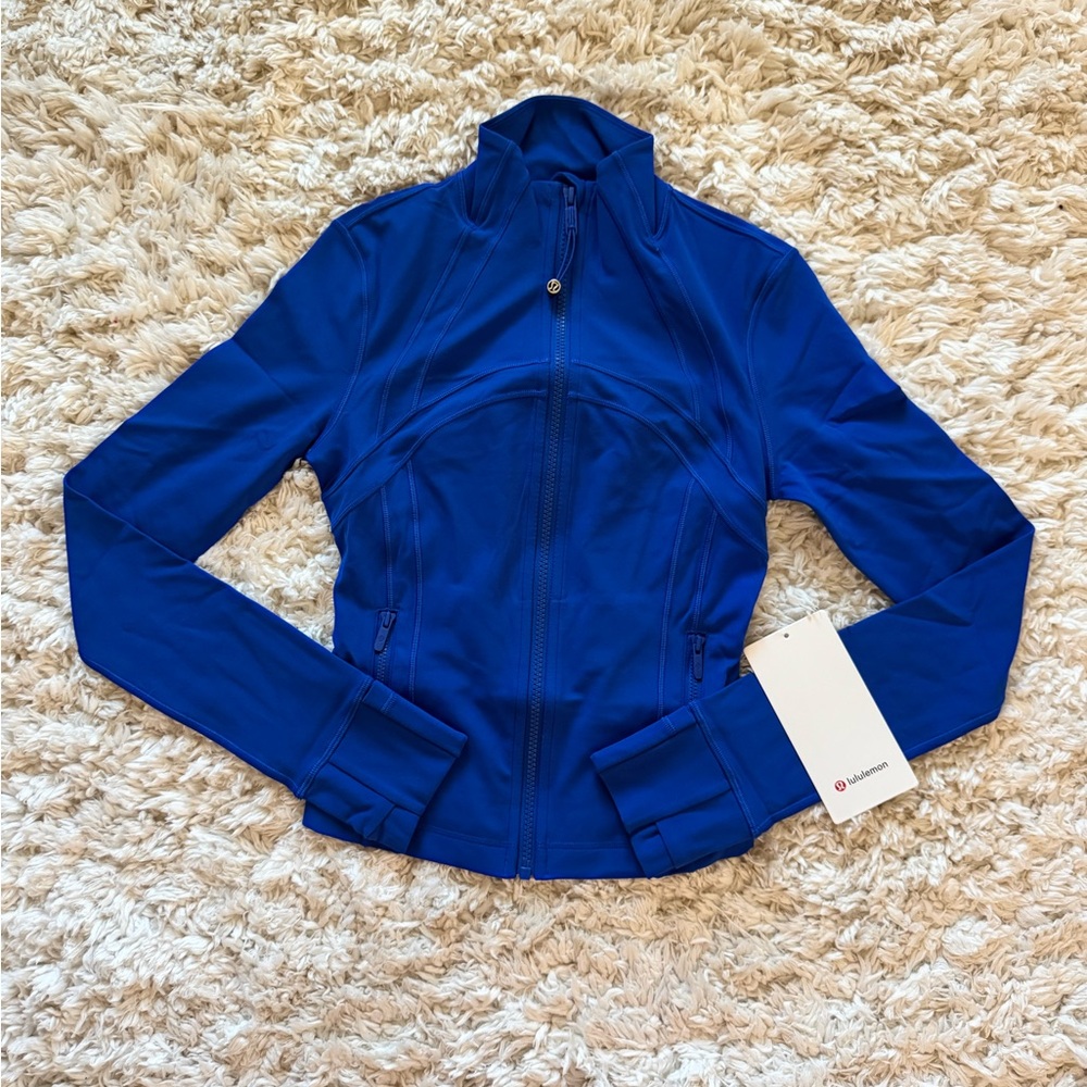 Galactic Cobalt Define Cropped Jacket Nulu Lululemon - Picture 2 of 12